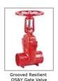 Grooved Resilient OS&Y Gate Valve