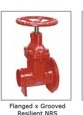 Flanged & Grooved Resilient NRS Gate Valve