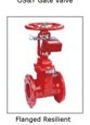 Flanged Resilient OS&Y Gate Valve with Post Flange
