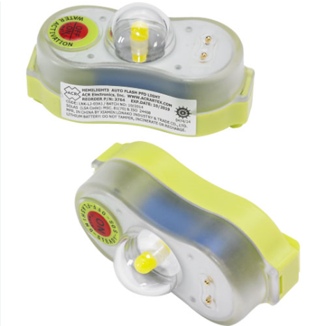 LIFE JACKET & IMMERSSION SUIT SAFETY LIGHT (SOLAS)